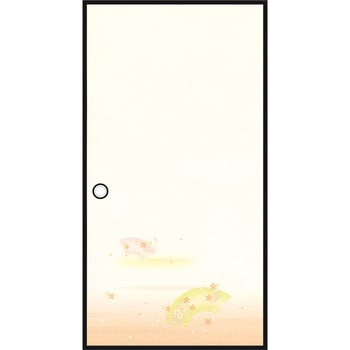 水で貼れる鳥の子ふすま紙 アサヒペン