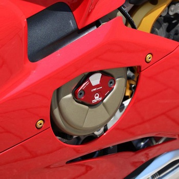 タイミングインスペクションカバー Ducati Panigale/Streetfighter V4 - Pramac Racing limited Edition Red CNC Racing (シーエヌシーレーシング)