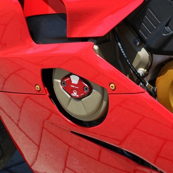 タイミングインスペクションカバー Ducati Panigale/Streetfighter V4 - Pramac Racing limited Edition Red CNC Racing (シーエヌシーレーシング)