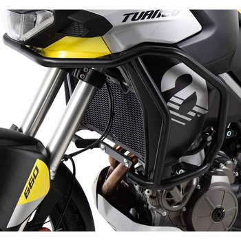 タンクガード， ブラック， aprilia Tuareg 660 HEPCO&BECKER (ヘプコ&ベッカー)