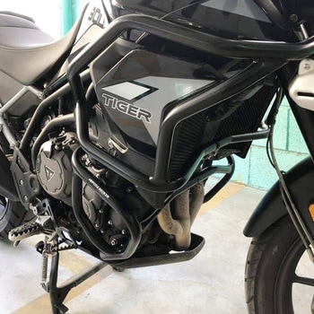タンクガード「Rally」， ブラック， Triumph Tiger900 / Tiger850 HEPCO&BECKER (ヘプコ&ベッカー)