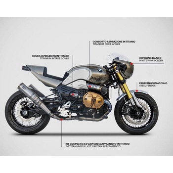 チタン インテークカバー 左右 BMW R NINE-T 1200 (2015-2019) ZARD (ザード)