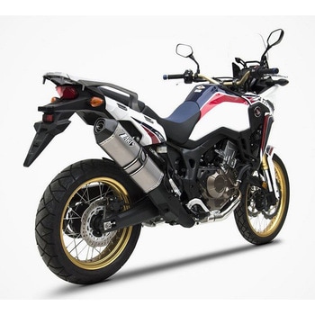 チタン スリップオン + カーボンエンドキャップ HONDA アフリカツイン (2016-2019) ZARD (ザード)
