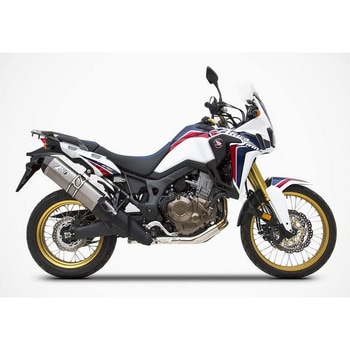 チタン レーシング スリップオン + カーボンエンドキャップ HONDA アフリカツイン (2016-2019) ZARD (ザード)
