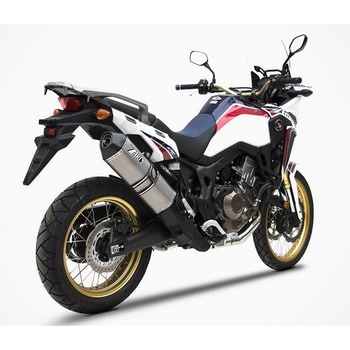 チタン レーシング スリップオン + カーボンエンドキャップ HONDA アフリカツイン (2016-2019) ZARD (ザード)