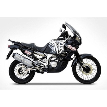 チタン レーシング スリップオン + カーボンエンドキャップ HONDA アフリカツイン 750 (1993-2000) ZARD (ザード)