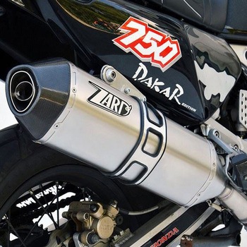 チタン レーシング スリップオン + カーボンエンドキャップ HONDA アフリカツイン 750 (1993-2000) ZARD (ザード)