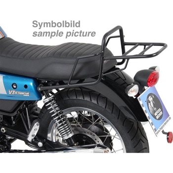 チューブトップケースキャリア / リアラック クロム Moto Guzzi V 7 III stone/ special / Anniversario from 2017 HEPCO&BECKER (ヘプコ&ベッカー)