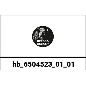 チューブトップケースキャリア ブラック Yamaha XT 660 R/X until 2006 HEPCO&BECKER (ヘプコ&ベッカー)