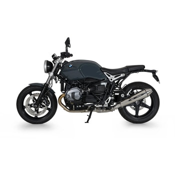 テーパー (2-1) ロワー スリップオンエキゾースト EG (Euro 4) ステンレス ポーリッシュ BMW R nine T (全モデル) 2017- | 1710012S-low BOS (ボス)