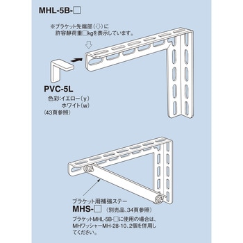 MHL-5B-200 Zn マルチブラケット 溶融亜鉛めっき仕上げ(Zn) (後めっき