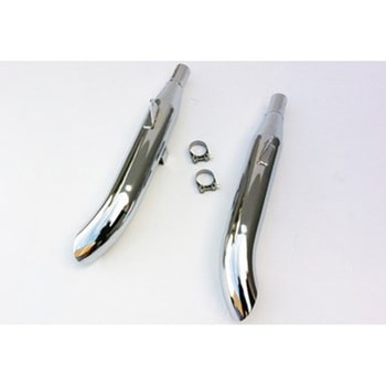 デュアルマフラー Legend クロム Honda VF 750 CUSTOM 86 Marving Exhaust (マービングエキゾースト)