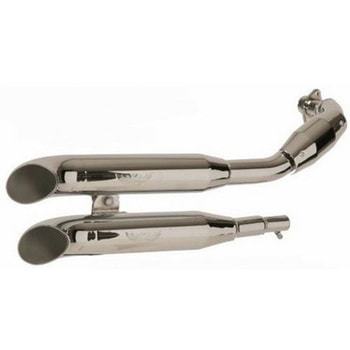 デュアルマフラー Legend クロム Kawasaki Z 450 LTD Marving Exhaust (マービングエキゾースト)