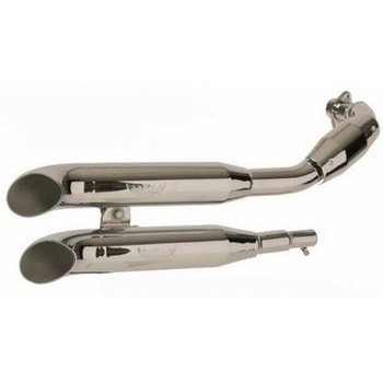 デュアルマフラー Legend クロム Moto Morini 350/500 EXCALIBUR Marving Exhaust (マービングエキゾースト)