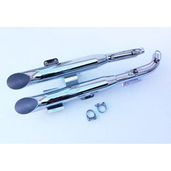 デュアルマフラー Legend クロム Suzuki VZ 800 MARAUDER 99 Marving Exhaust (マービングエキゾースト)