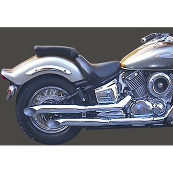 デュアルマフラー Legend クロム Yamaha XVS 1100 DRAGSTAR (99-06) Marving Exhaust (マービングエキゾースト)