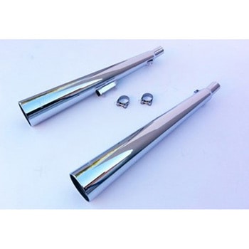 デュアルマフラー Marvi クロム Suzuki GSX 400 F Marving Exhaust (マービングエキゾースト)