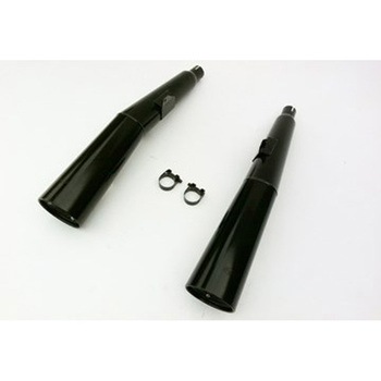 デュアルマフラー Marvi ブラック Honda VF 750 S - Marving Exhaust (マービングエキゾースト)