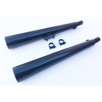 デュアルマフラー Marvi ブラック Suzuki GSX 400 F Marving Exhaust (マービングエキゾースト)