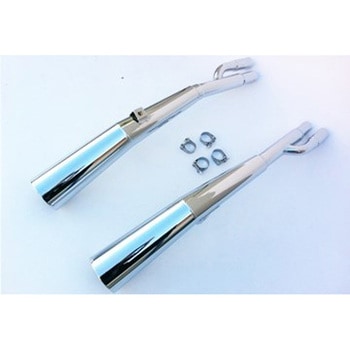 デュアルマフラー Master クロム Kawasaki Z 1000 ST Marving Exhaust (マービングエキゾースト)