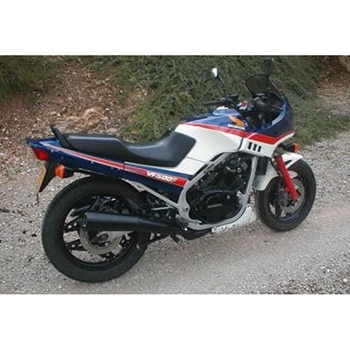 デュアルマフラー Master ブラック Honda VF 500 F - Marving Exhaust (マービングエキゾースト)