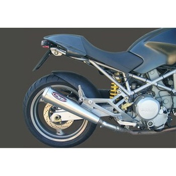 デュアルマフラー 左右アウトゴーイング コニカルエンド &Oslash； 110 Racing Steel ステンレススチール Marving Exhaust (マービングエキゾースト)