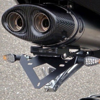 ナンバープレートブラケット ステンレスブラック Powder-Coated BODIS (ボディス)