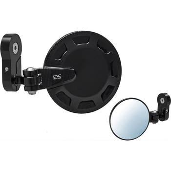 バーエンドミラーロケット - left ブラック CNC Racing (シーエヌシーレーシング)