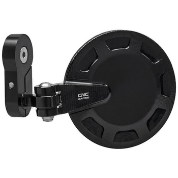 バーエンドミラーロケット - left ブラック CNC Racing (シーエヌシーレーシング)