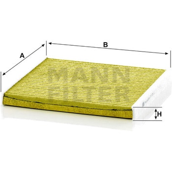 国産車用キャビンフィルター フレシャスプラス MANN-FILTER