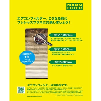 FP2641 輸入車用キャビンフィルター フレシャスプラス 1個 MANN-FILTER