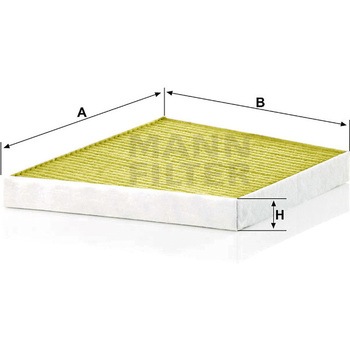 輸入車用キャビンフィルター フレシャスプラス MANN-FILTER