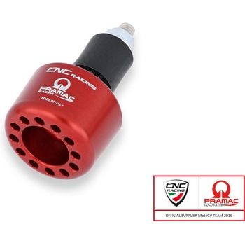 ハンドルバー cap left side Pramac Racing limited Edition Red CNC Racing (シーエヌシーレーシング)