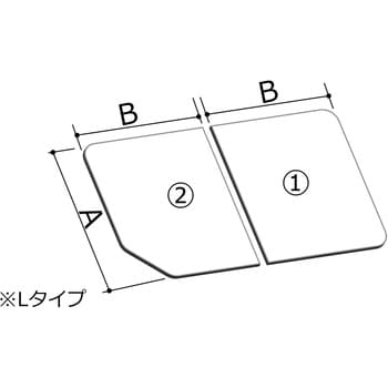 YFK-1175B(12)L-D2 組フタ 1個 LIXIL(INAX) 【通販サイトMonotaRO】