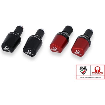 ハンドルバーエンド LOOK Pramac Racing Limited Edition Red - CNC Racing (シーエヌシーレーシング)