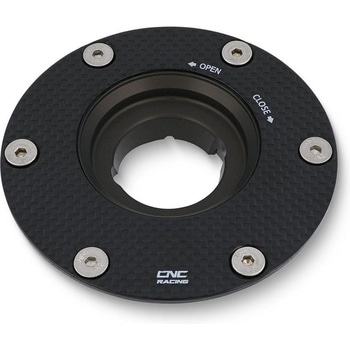 フューエルタンクキャップ - flange カーボン FIBER - CNC Racing (シーエヌシーレーシング)