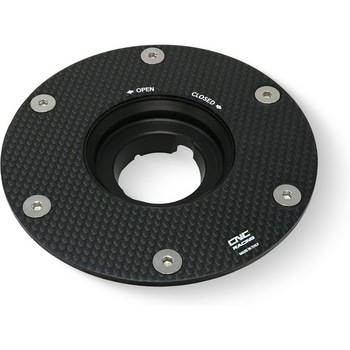 フューエルタンクキャップ - flange カーボン FIBER - CNC Racing (シーエヌシーレーシング)