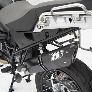 ブラックステンレススチール -ALU スリップオン BMW R 1200 GS (2004-2009) ZARD (ザード)