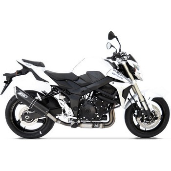 ブラックステンレススチール -ALU スリップオン SUZUKI GSR 750 ZARD (ザード)