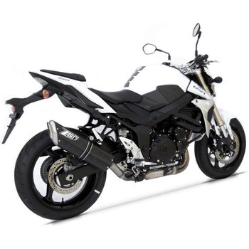 ブラックステンレススチール -ALU スリップオン SUZUKI GSR 750 ZARD (ザード)