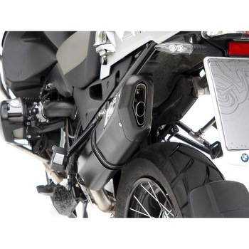 ブラックステンレススチール -ALU レーシング スリップオン BMW R 1200 GS (2004-2009) ZARD (ザード)