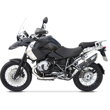 ブラックステンレススチール -ALU レーシング スリップオン BMW R 1200 GS (2010-2012) ZARD (ザード)