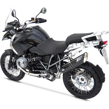 ブラックステンレススチール -ALU レーシング スリップオン BMW R 1200 GS (2010-2012) ZARD (ザード)