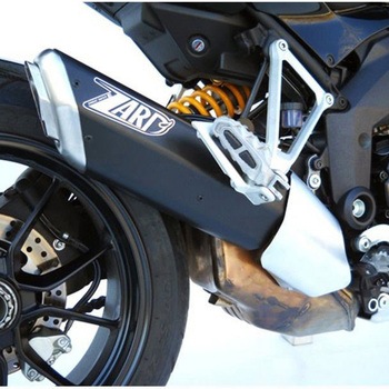 ブラックステンレススチール -ALU レーシング スリップオン DUCATI MULTISTRADA 1200 (2010-2014) - ZARD (ザード)