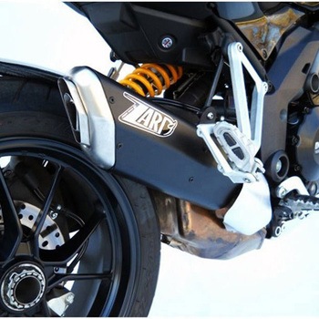 ブラックステンレススチール -ALU レーシング スリップオン DUCATI MULTISTRADA 1200 (2010-2014) - ZARD (ザード)