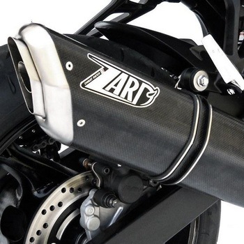 ブラックステンレススチール -ALU レーシング スリップオン SUZUKI GSR 750 ZARD (ザード)