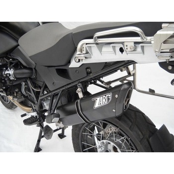 ブラックステンレススチール -カーボン レーシング スリップオン BMW R 1200 GS (2004-2009) ZARD (ザード)