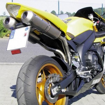 フルエキゾーストシステム ステンレス/フルチタン オーバル Q2 for YZF R1(04-06) BODIS (ボディス)