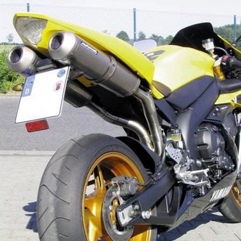 フルエキゾーストシステム ステンレス/フルチタン オーバル Q2 for YZF R1(04-06) BODIS (ボディス)