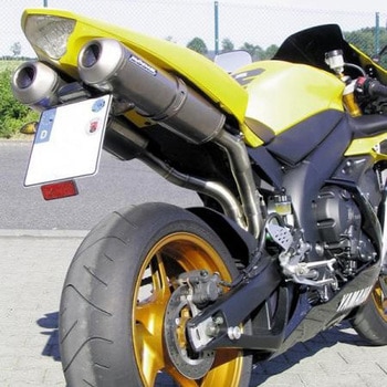 フルエキゾーストシステム ステンレス/フルチタン オーバル Q2 for YZF R1(04-06) BODIS (ボディス)